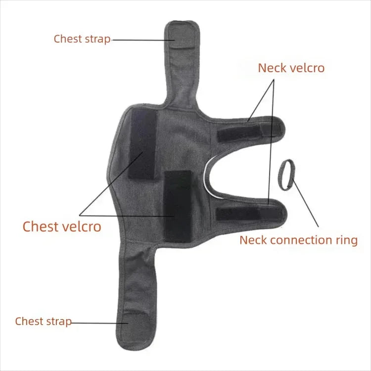 Dog Anxiety Vest Breathable Dog Stress Relieving Dog Lightning Protection Jacket for Anti Anxiety Vest Keeps Pets Calm