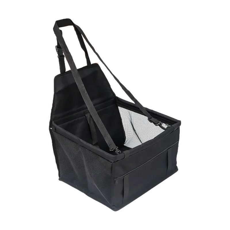Dog Car Seat Cover Foldable Hammock Pet Harness Cat Bag Basket Stable and Foldable Travel Pet Dog and Cat Safety Car Seat