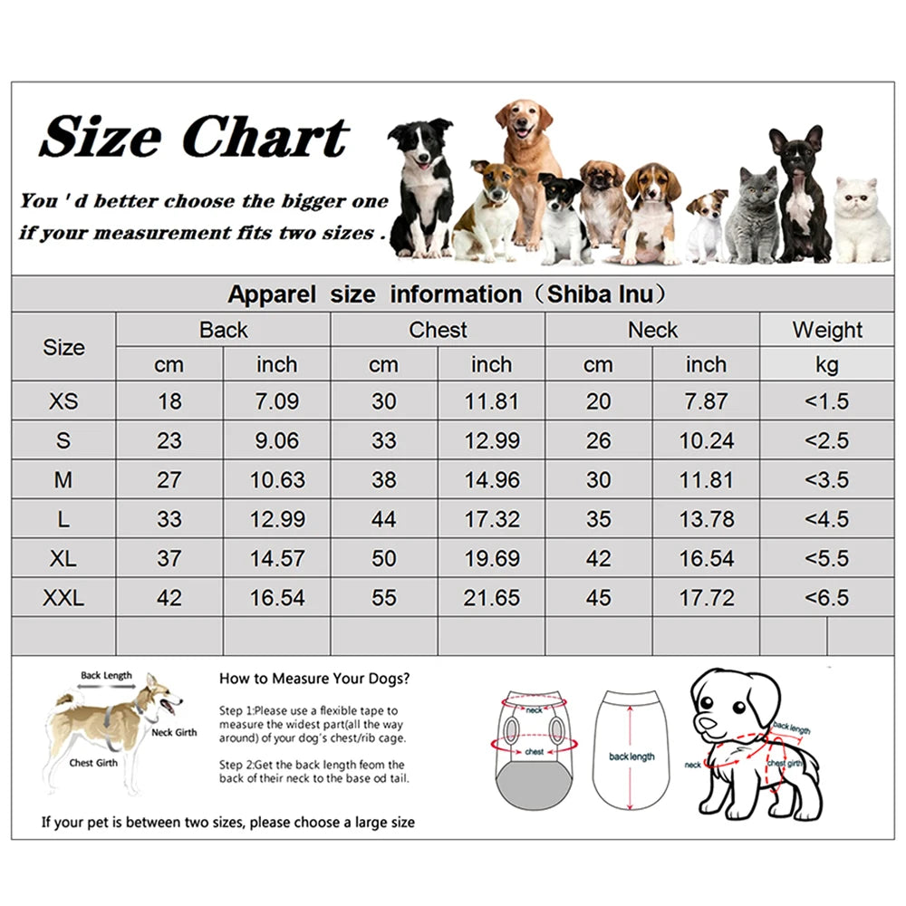 Dog Winter Puppy Pet Coat Jacket for Small Medium Dogs Thicken Warm Chihuahua Yorkies Hoodie Pets Clothing