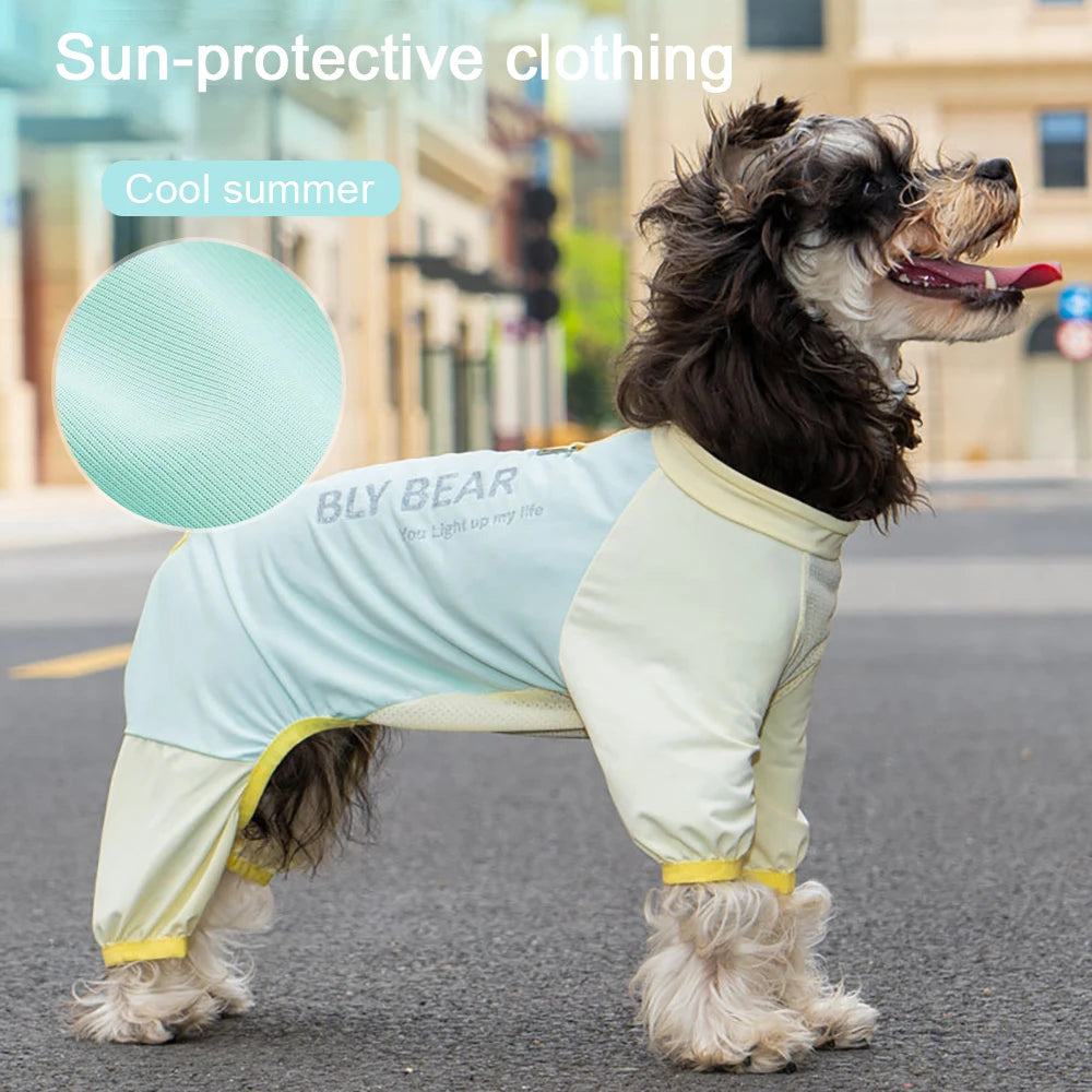 Dog Cooling Clothes  Vest   UV Sun Protection Breathable Mesh Ice Jacket, Small Medium Large Dogs, Adjustable for Outdoor Walk