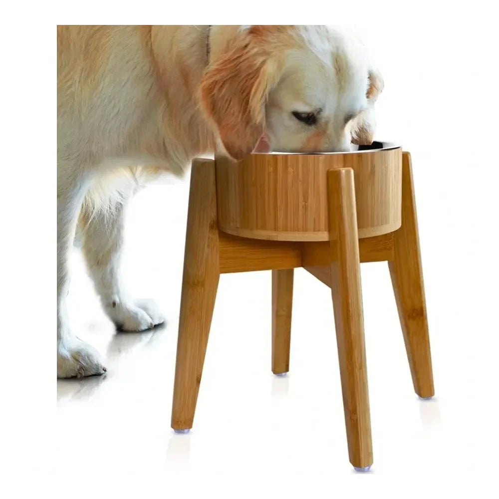 Dog Bowl Dog SuppliesDog Bowls For Large Breed 15Inch Tall 74oz Cap Deter Ants And Bugs Raised Single Feeder Suitable For Dry An