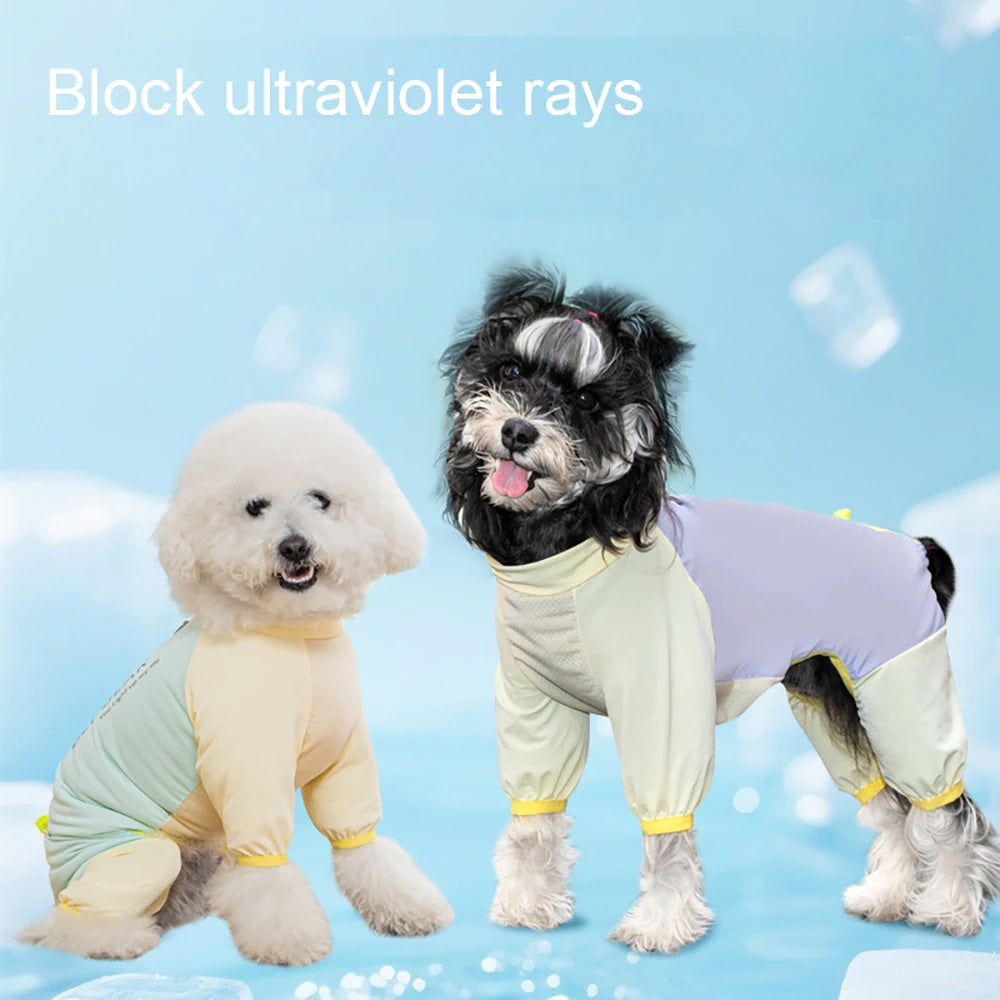 Dog Cooling Clothes  Vest   UV Sun Protection Breathable Mesh Ice Jacket, Small Medium Large Dogs, Adjustable for Outdoor Walk