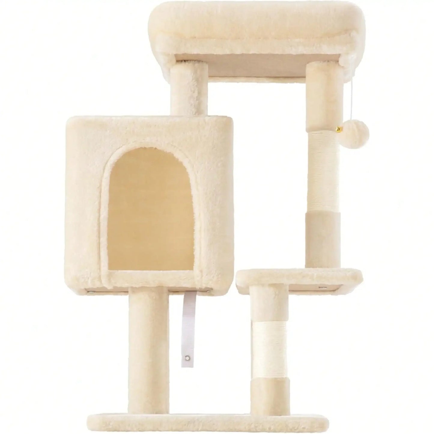 29 In Cat Tree Tower For Indoor/Multi-Level Cat Condo House/Sisal Scratching Posts/Padded Plush Perch For Kittens/Pet Furniture