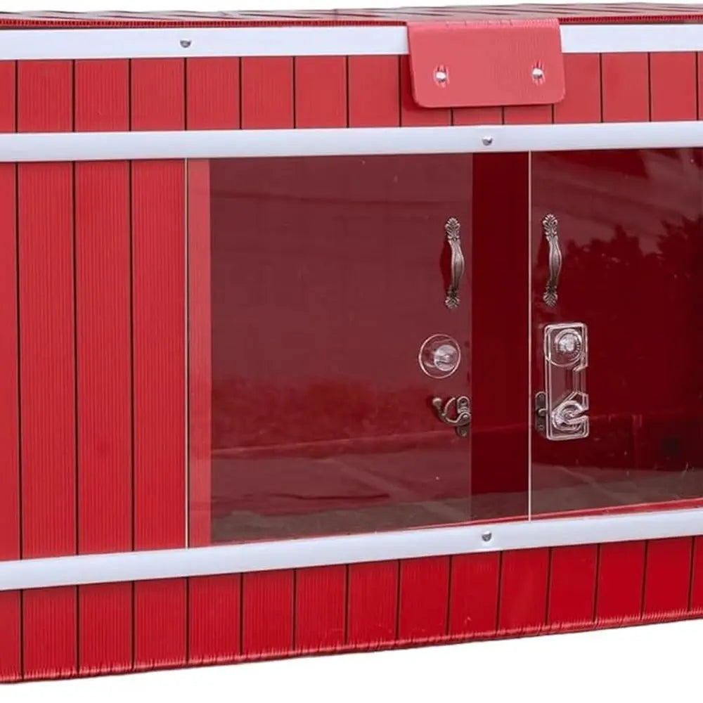 Big Red Barn Chick Brooder | Durable, Lightweight, Easy-Clean, Multipurpose | with Absorbent Hatchling Liners, Jute Liners, LED