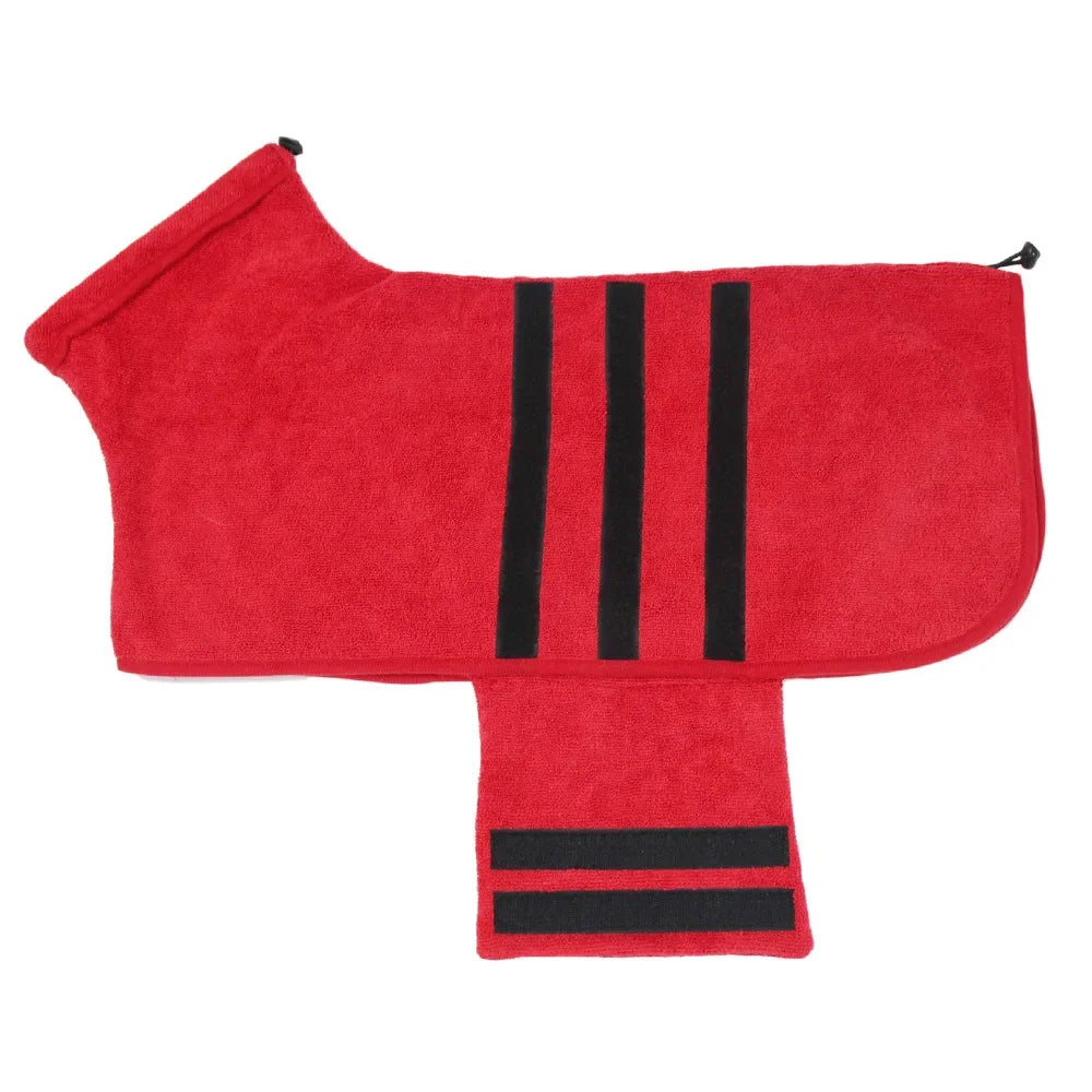 Pet Bathrobe Towel: Microfiber Absorbent Fast Dry for Small Medium Dogs Cats