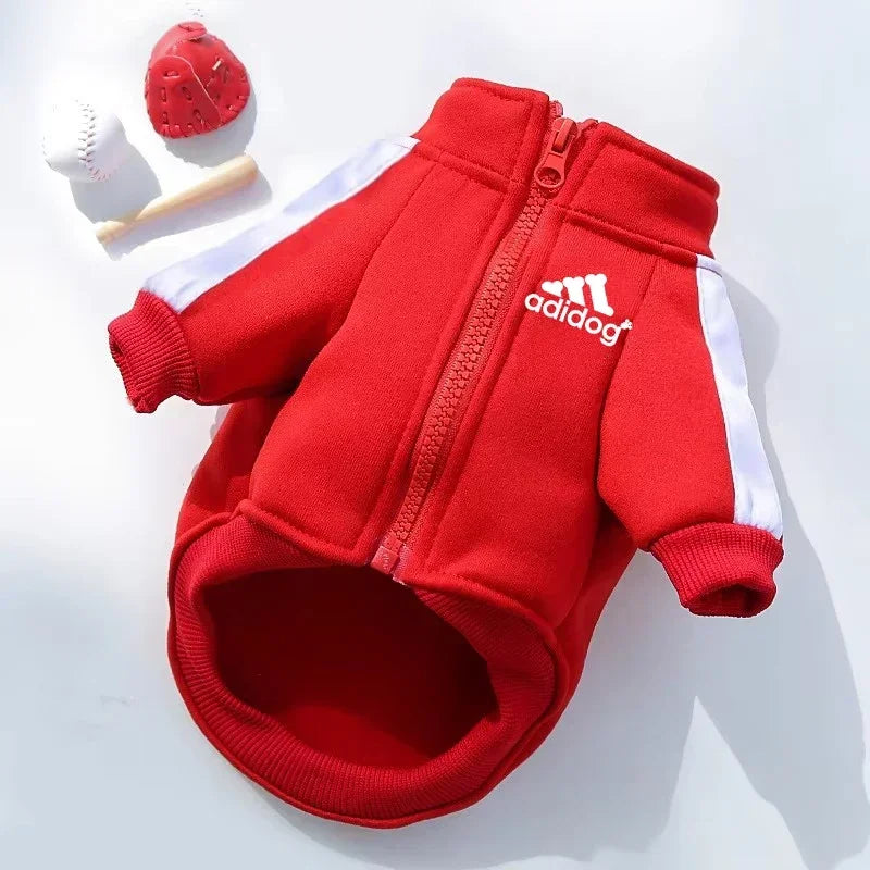 Baseball Dog Jacket, Small, Medium, Large Dog Winter Dog Clothing, Small Dog Pet, French Bulldog Sportswear, Adidog loose coat
