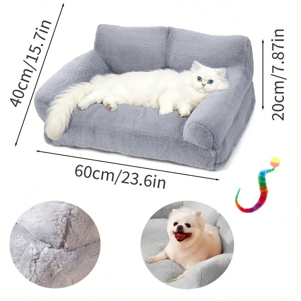 Dog Supplies Pet Furniture And Beds Dog Bed Sofa, Small Dog And Cat Supportive Bed For Small Dogs, With Colorful Elastic Balls F