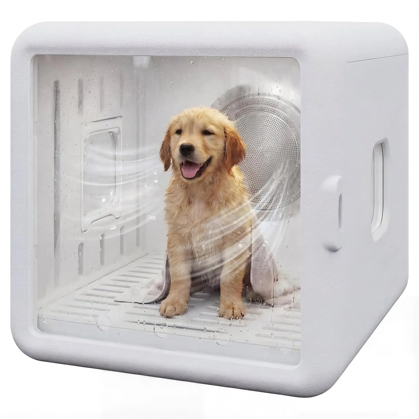 Automatic Pet Hair Dryer Box, 65L Large Capacity Dog Dryer for Cats & Small Dogs, Ultra Quiet Portable Pet Dryer, Customized