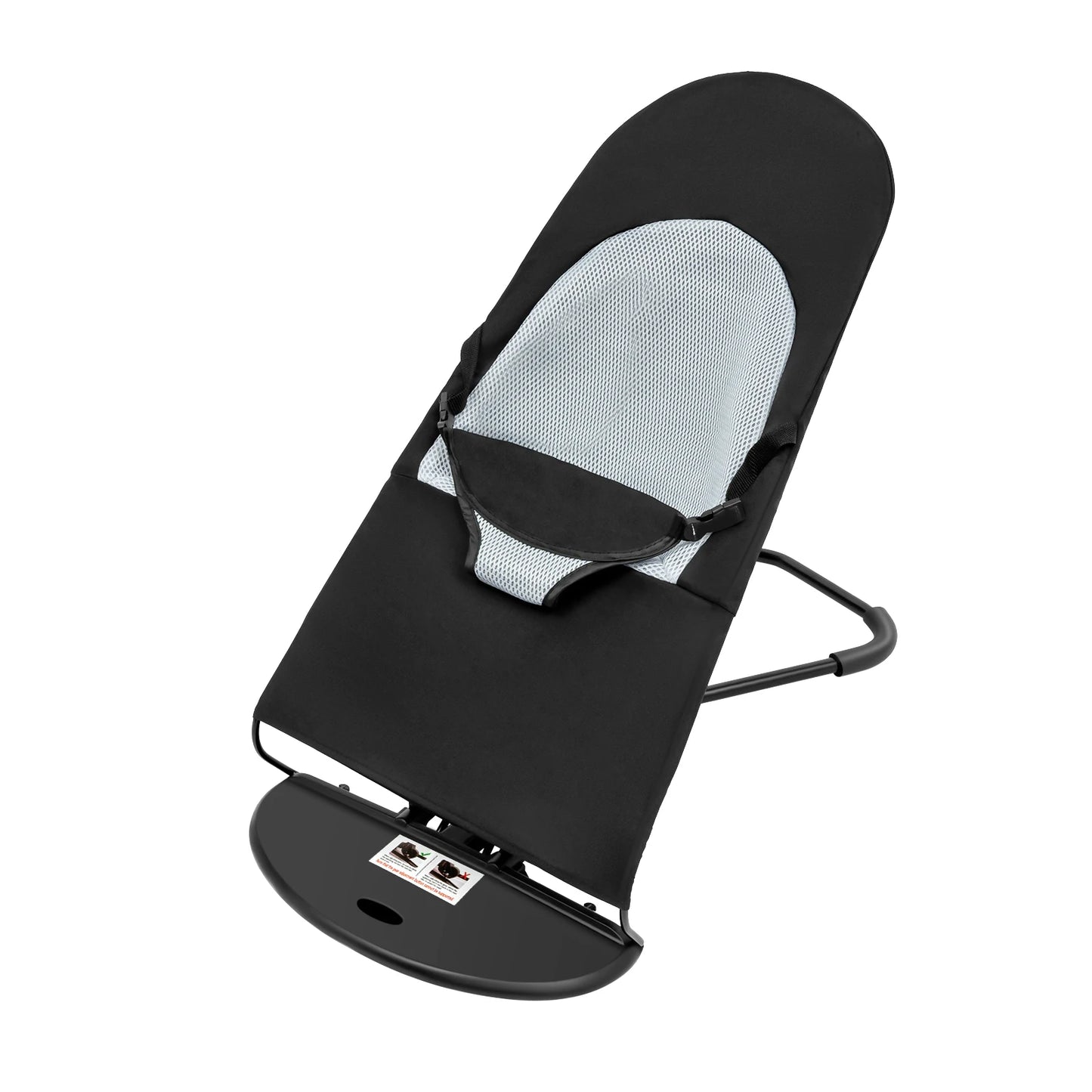 Foldable Pet Rocking Chair for Small Dogs Cats, 33lbs Max Load Washable Mesh Cover with 3 Adjustable Heights