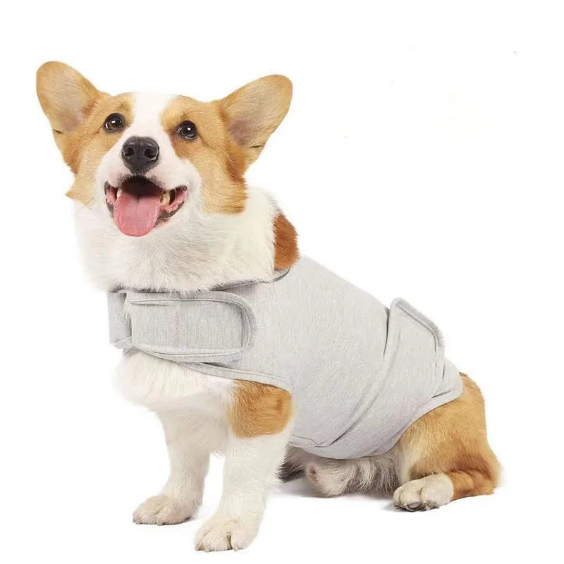 Dog Anxiety Vest Breathable Dog Stress Relieving Dog Lightning Protection Jacket for Anti Anxiety Vest Keeps Pets Calm