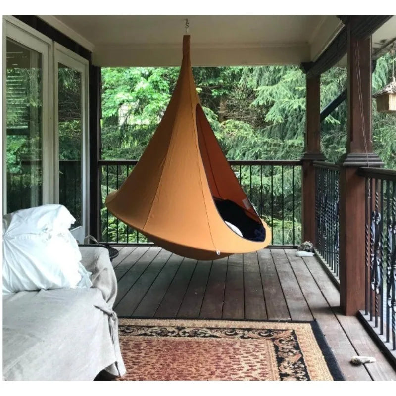 Outdoor Indoor Courtyard Hammocks Swings Butterfly-shaped Hanging Chairs Suspended Guest Rooms Hanging Cages Lazy Hammocks