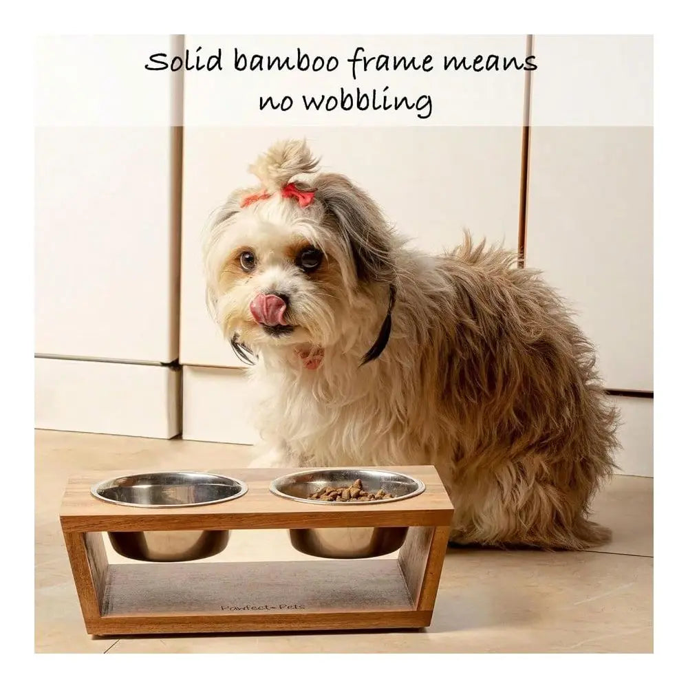 Dog Bowl Dog SuppliesTall Elevated Dog Bowls For Small Dogs Food And Water Bowl Set By Acacia