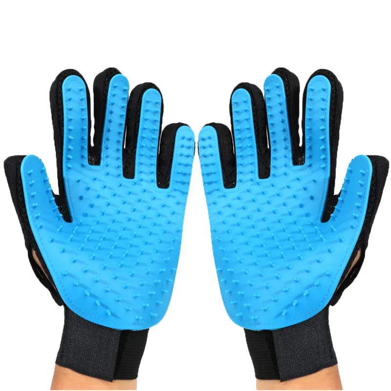 Rubber Pet Bath Brush Protection Silicone Cat Comb Glove Massage Grooming Dogs Cats supplies