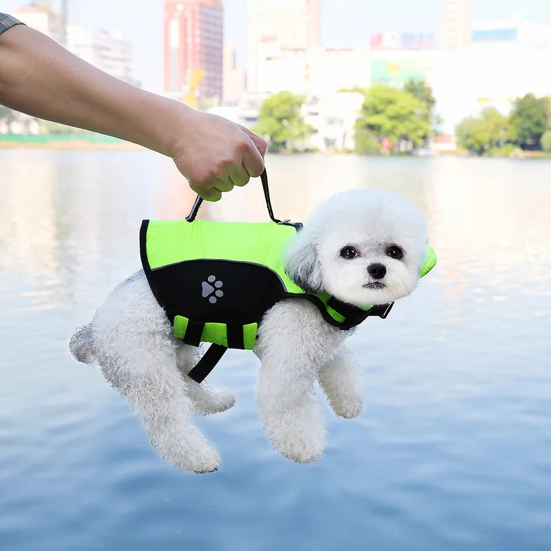 New Dog Summer Swimming Vest Pet Life Jacket Dog Swimmingsuits Beach Surfing Drifting Dog Life Vest Buoyancy Clothes Adjustable
