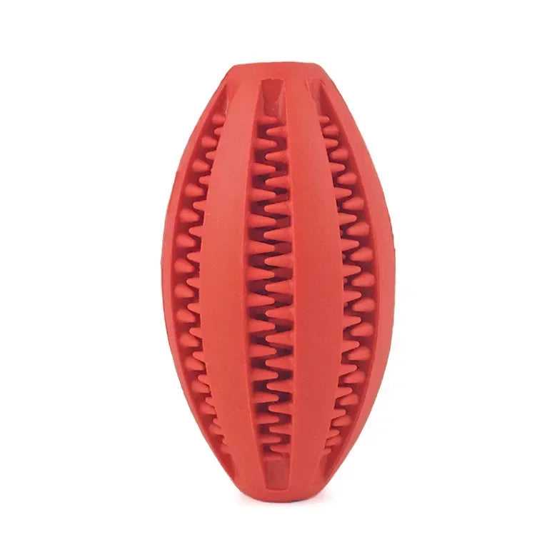 Pet Dog Chew Toys Teeth Cleaning Snack Ball Pet Dog Toy Ball Natural Rubber Super Tough Interactive Bouncy Pet Supplies Cat toys