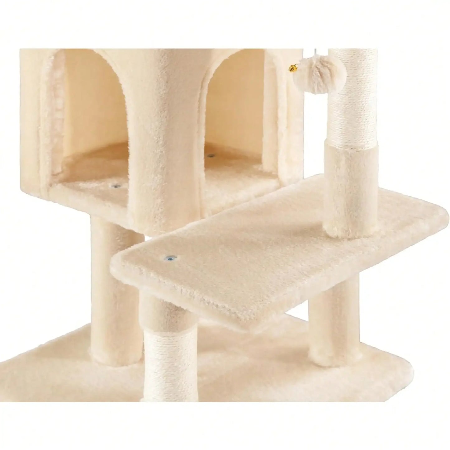 29 In Cat Tree Tower For Indoor/Multi-Level Cat Condo House/Sisal Scratching Posts/Padded Plush Perch For Kittens/Pet Furniture