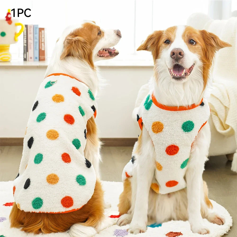 M-7XL Pet Warm Flannel Clothes Winter Dog Cat Coat Pet Clothes 5-35kg Bichon French Bulldog Clothes Pajamas